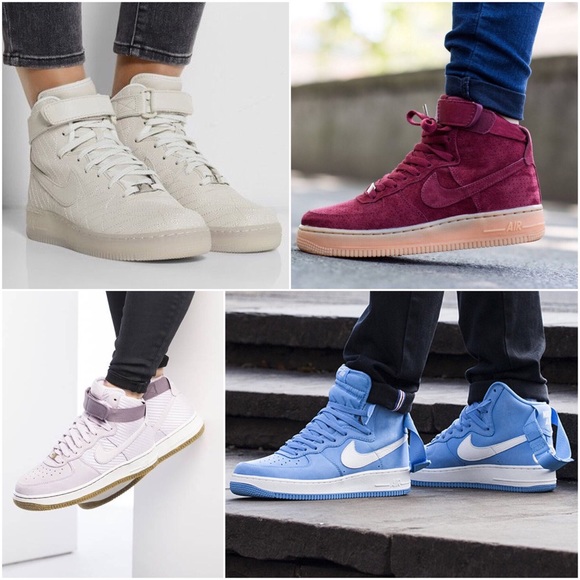 Nike Air Force 1 Suede High Top Sneakers - Picture 8 of 8